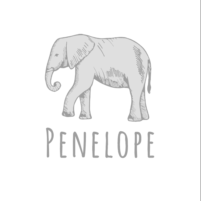 Sugar + Maple Personalized Bib | Elephant