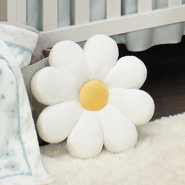 Sweet Daisy White Flower Decorative Pillow Plush Stuffed Toy
