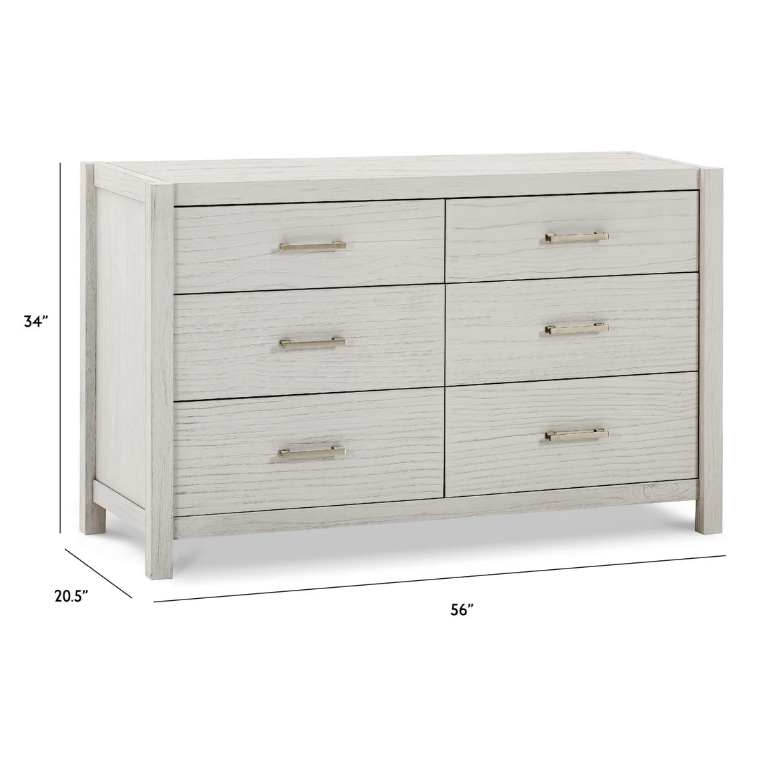 Hemsted 6-Drawer Assembled Dresser