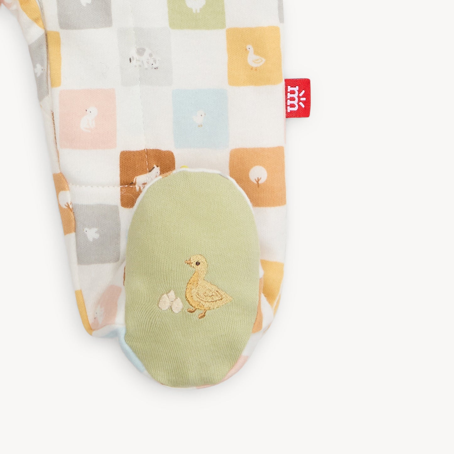 Organic Cotton Footie - Checkmate