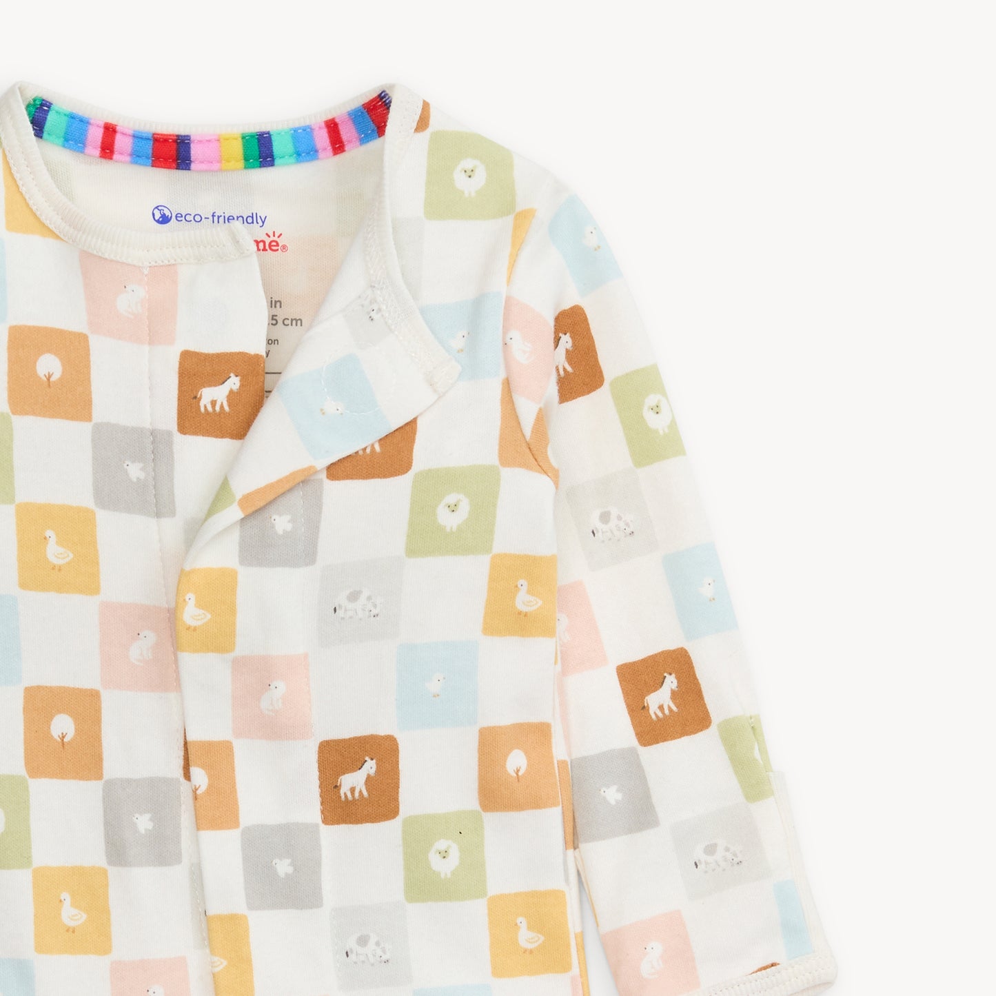 Organic Cotton Footie - Checkmate