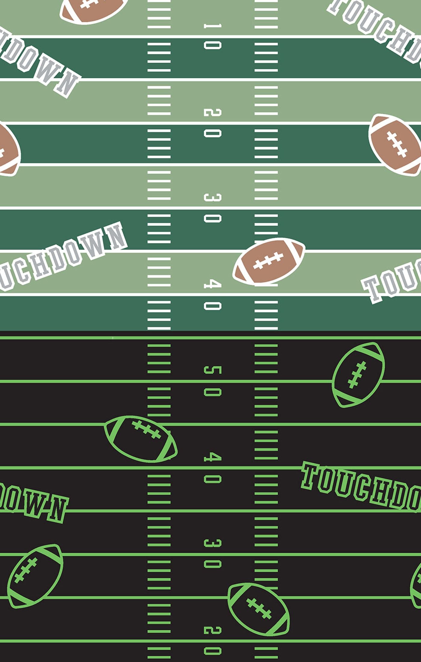 Bandana Bib - Football Field - Glow In The Dark