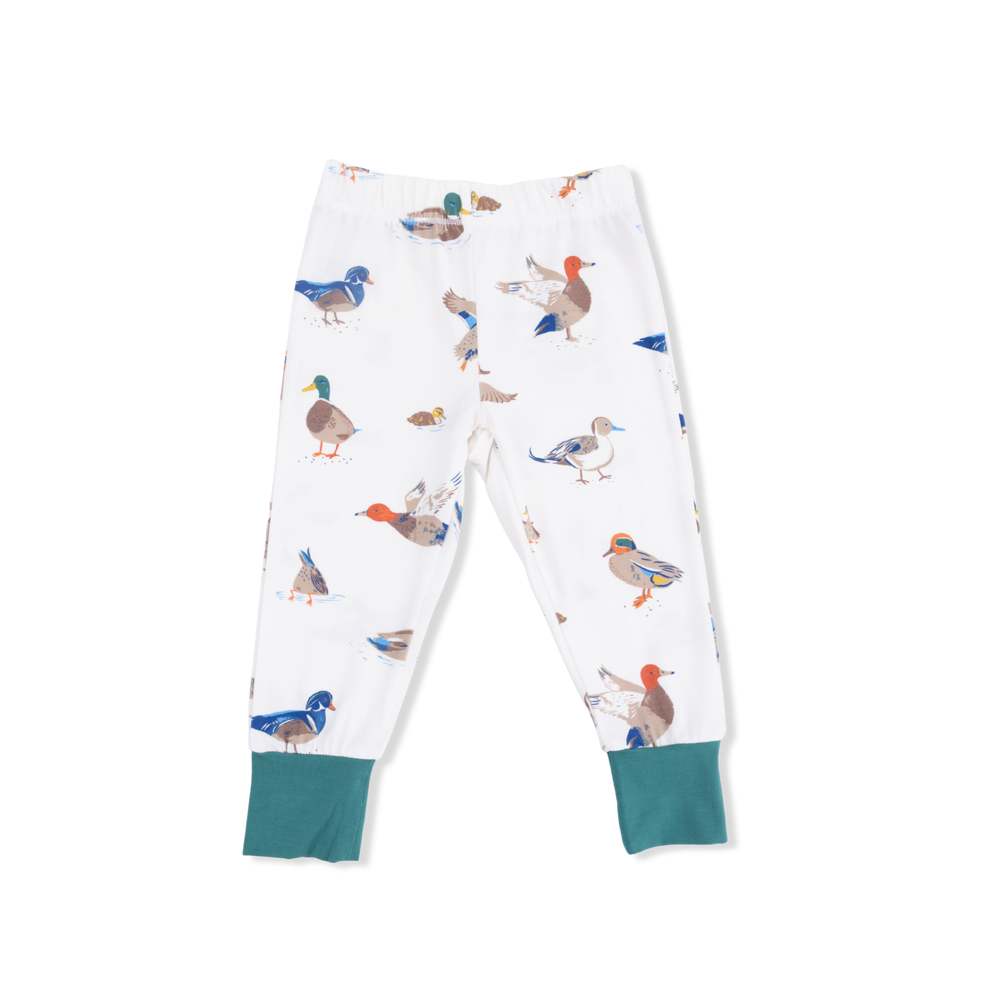 Short Sleeve Loungewear Set - Ducks