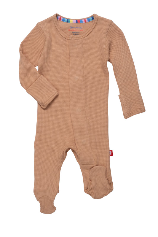 Waffle Footie - Doe