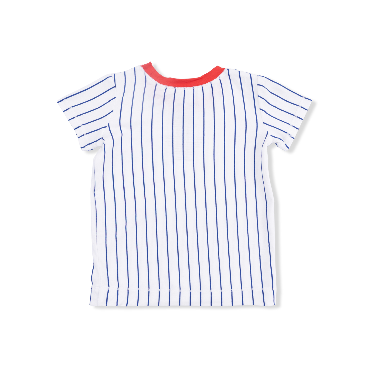 Loungewear Short Set - Baseball Stripe