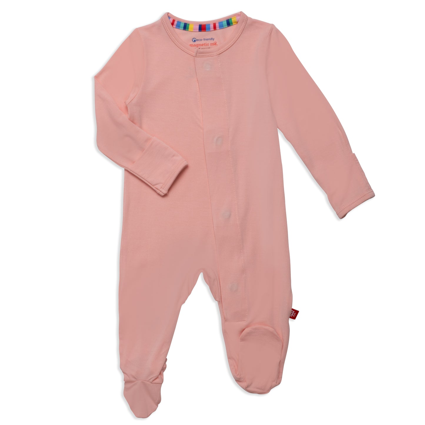 Modal Footie - Peach Pop