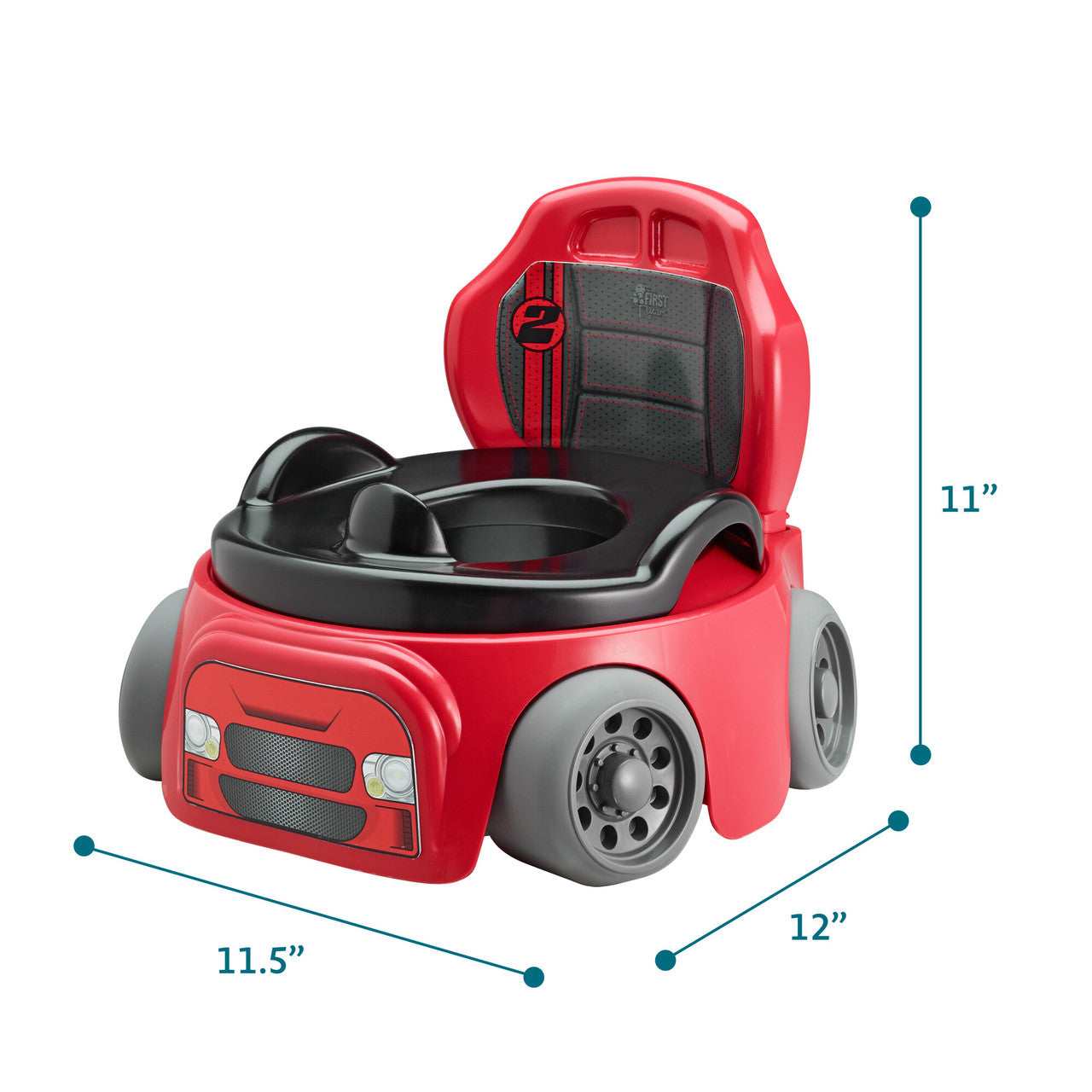 Training Wheels Racer Potty & Toddler Toilet Seat