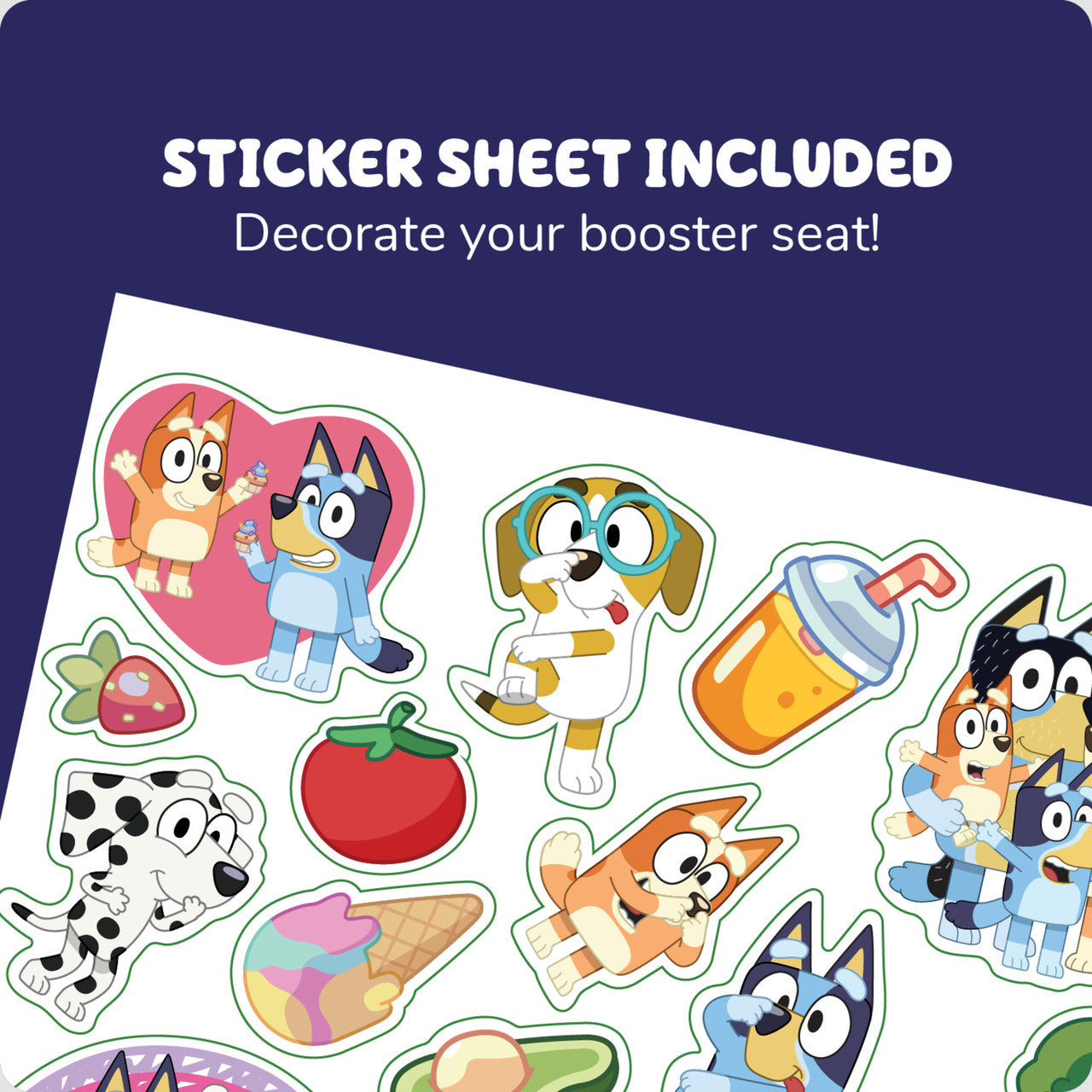 Bluey Mealtime Booster Seat