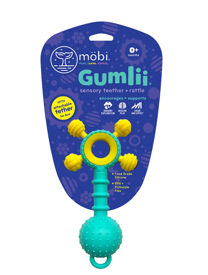 Gumlii Sensory Teether + Rattle