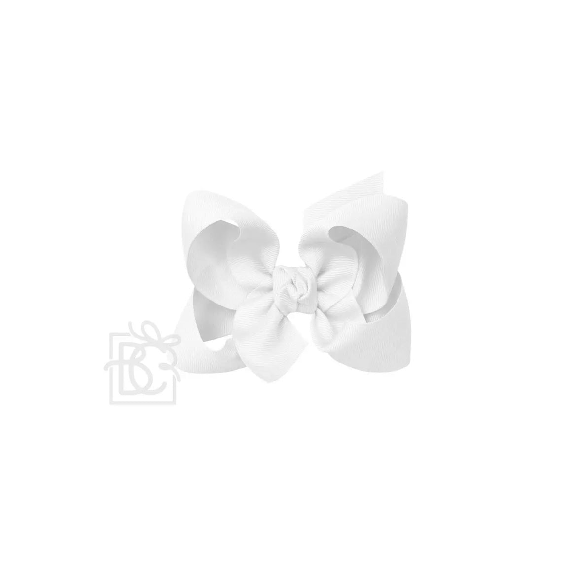 Beyond Creations - Signature Grosgrain Bow On Clip- 4.5” Large Bow