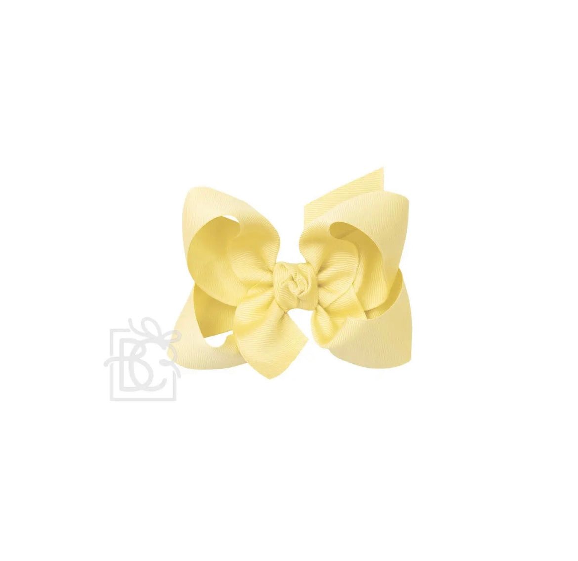 Beyond Creations - Signature Grosgrain Bow On Clip- 4.5” Large Bow