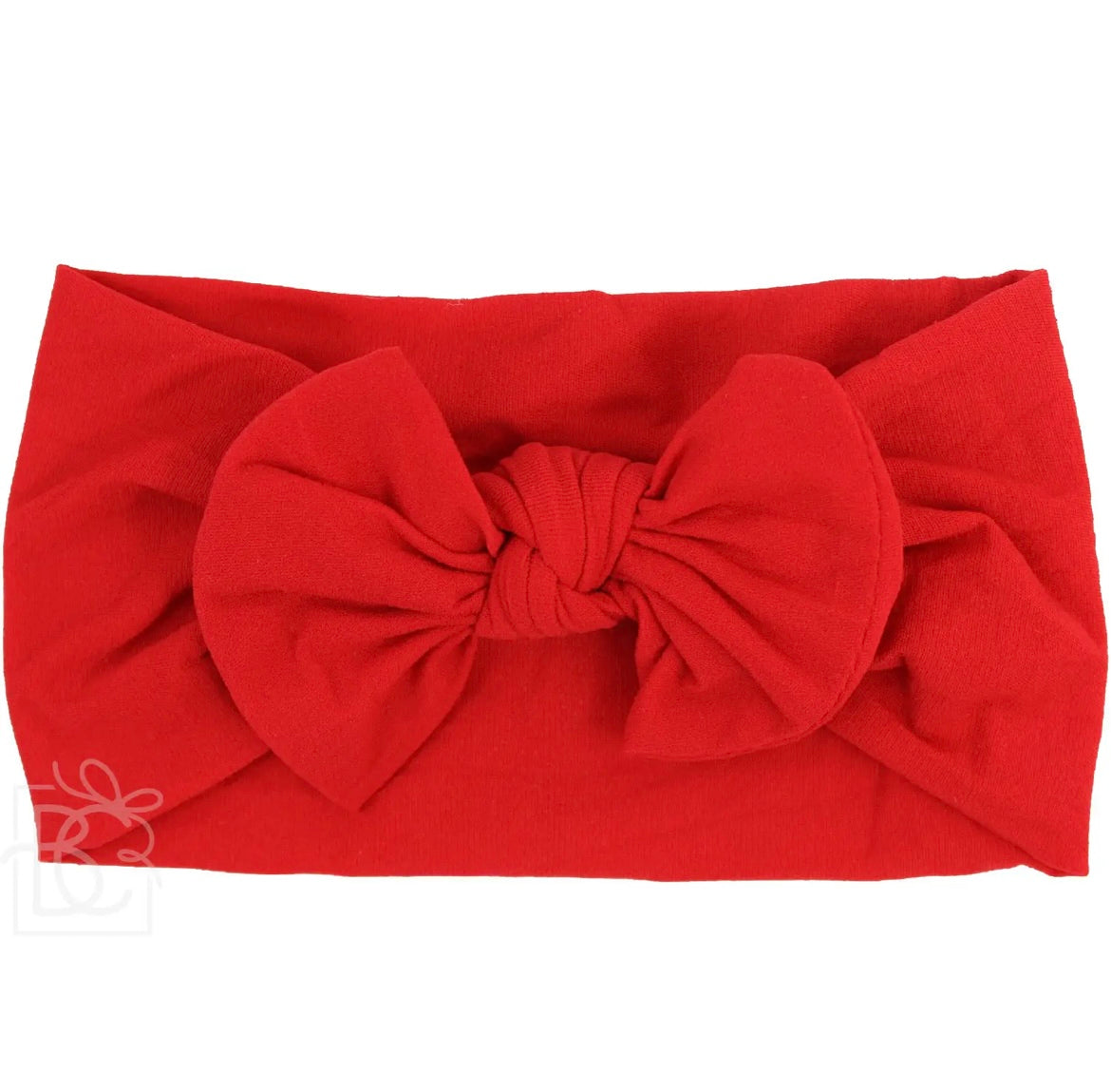 Wide Pantyhose Headband With Knot Bow