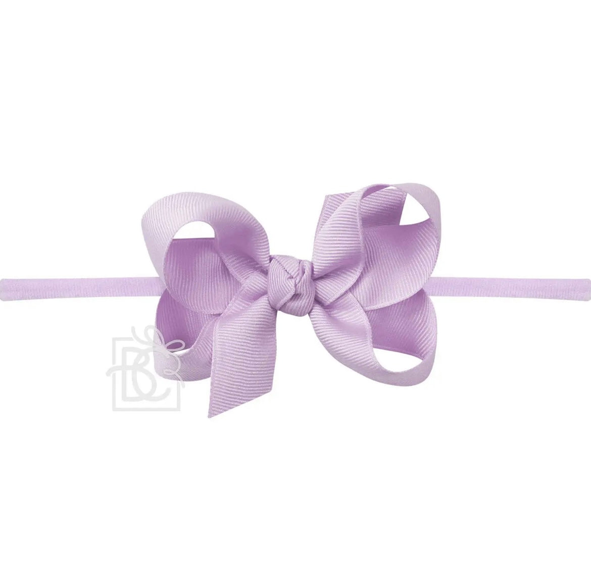Pantyhose Headband W/Signature Grosgrain Bow- 1/4” Band with 3.5” Bow