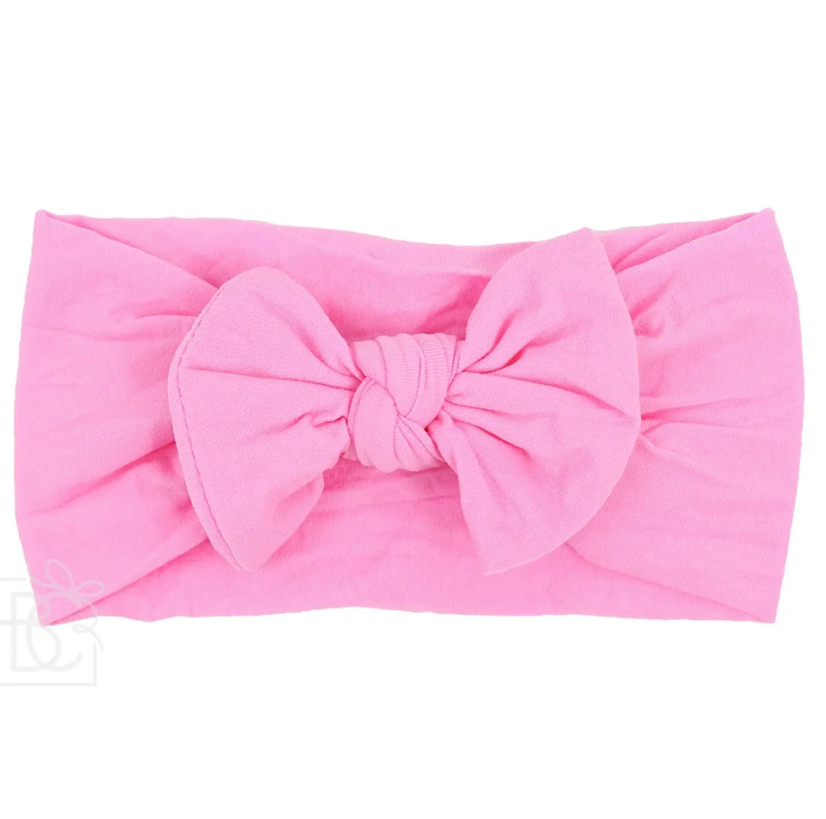 Wide Pantyhose Headband With Knot Bow