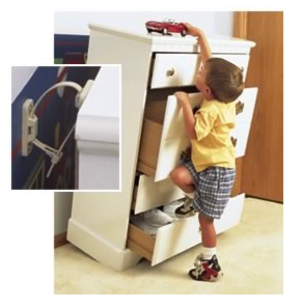 Tip-Resistant Furniture Safety Brackets 8-pack