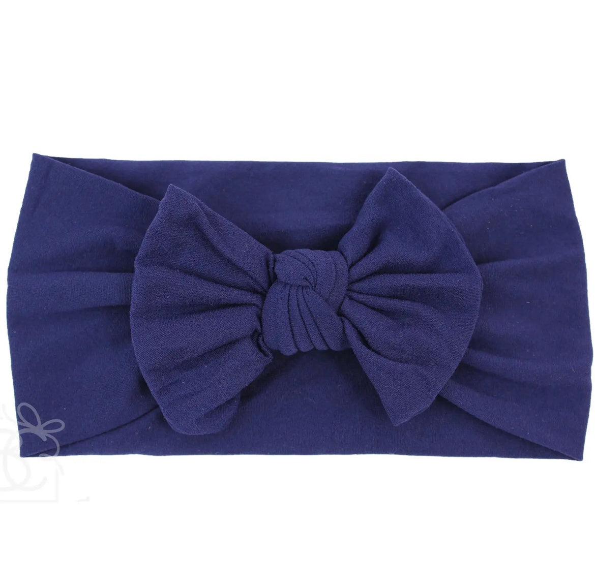 Wide Pantyhose Headband With Knot Bow