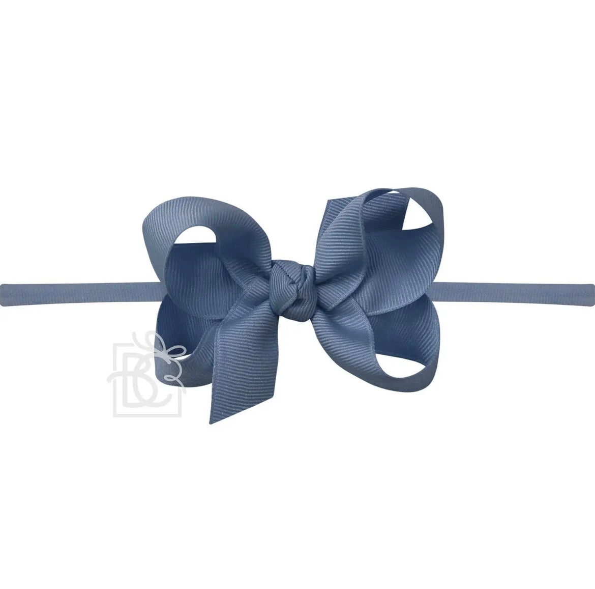 Pantyhose Headband W/Signature Grosgrain Bow- 1/4” Band with 3.5” Bow