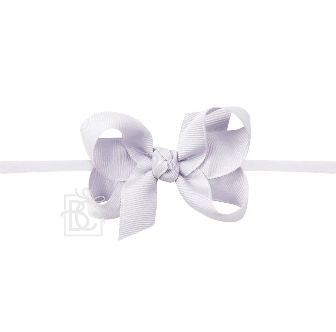 Pantyhose Headband W/Signature Grosgrain Bow- 1/4” Band with 3.5” Bow