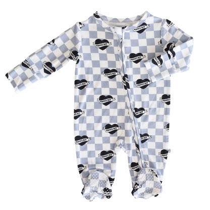 Zipper Footie | Mama's Boy