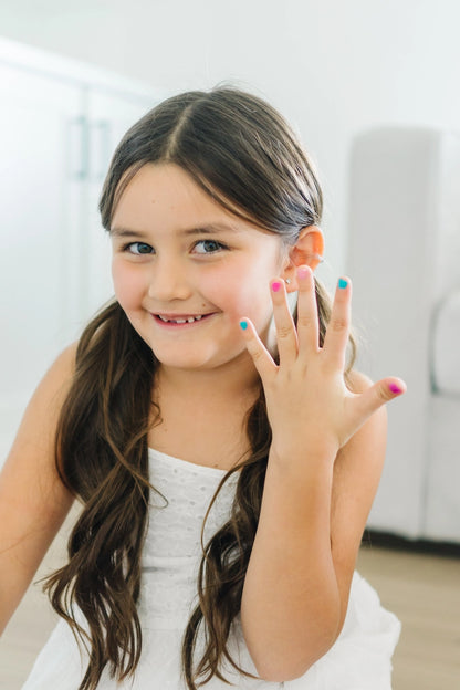 Rainbow Party Polish Set Non-Toxic Kids Nail Polish
