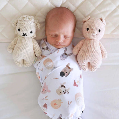 Oversized Swaddle Blanket | Barnyard Buddies