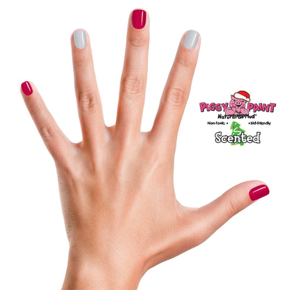 Scented Candy Cane Craze Non-Toxic Kids Nail Polish