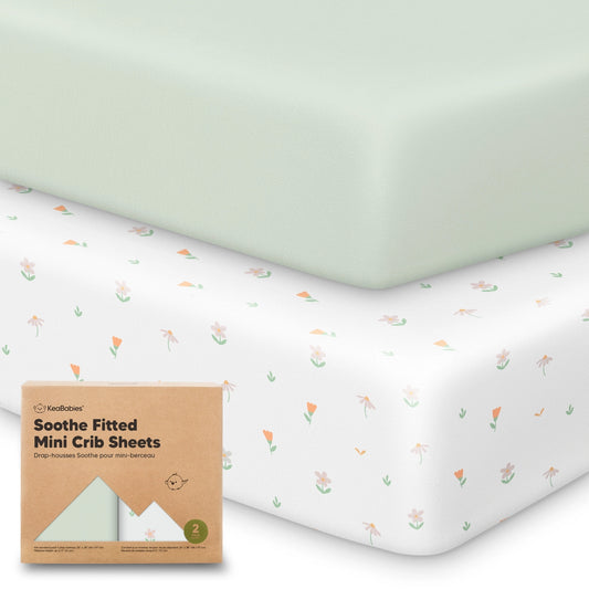 Soothe Fitted Mini Crib Sheets or Pack N Play