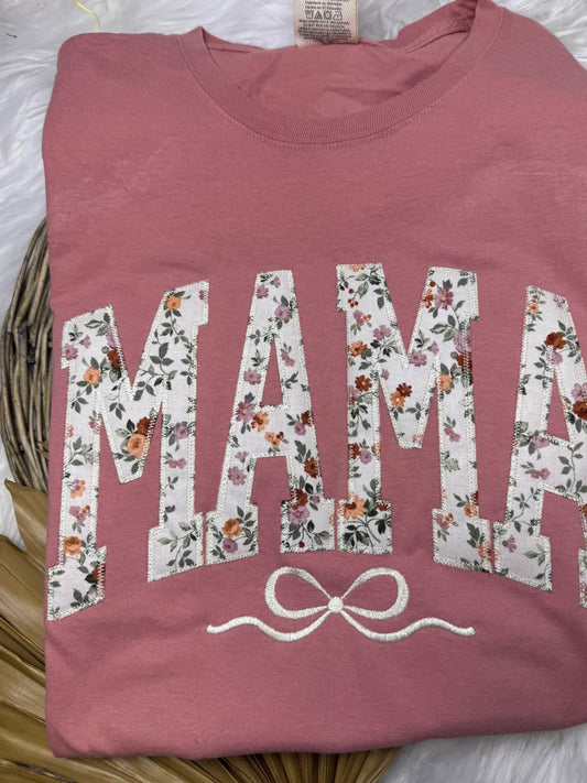 Mama Bow Short Sleeve T-Shirt