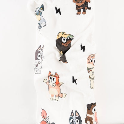 Blue Dog & Friends Throw Blanket