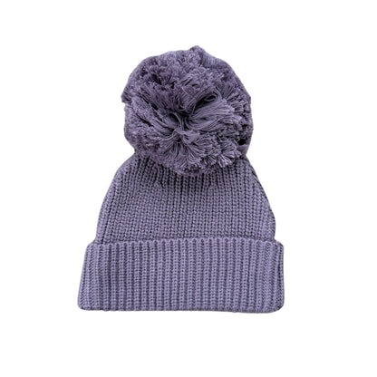 Knit Pom Hat 100% Cotton