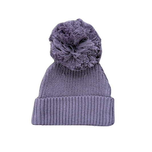 Knit Pom Hat 100% Cotton