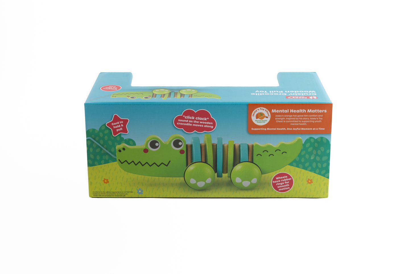 Cruisin' Crocodile Wooden Pull Toy