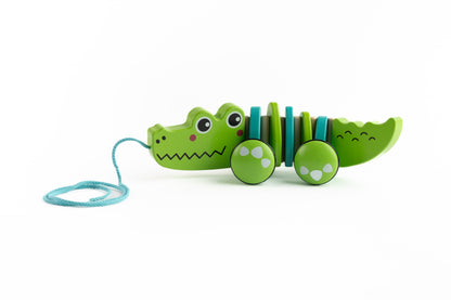 Cruisin' Crocodile Wooden Pull Toy