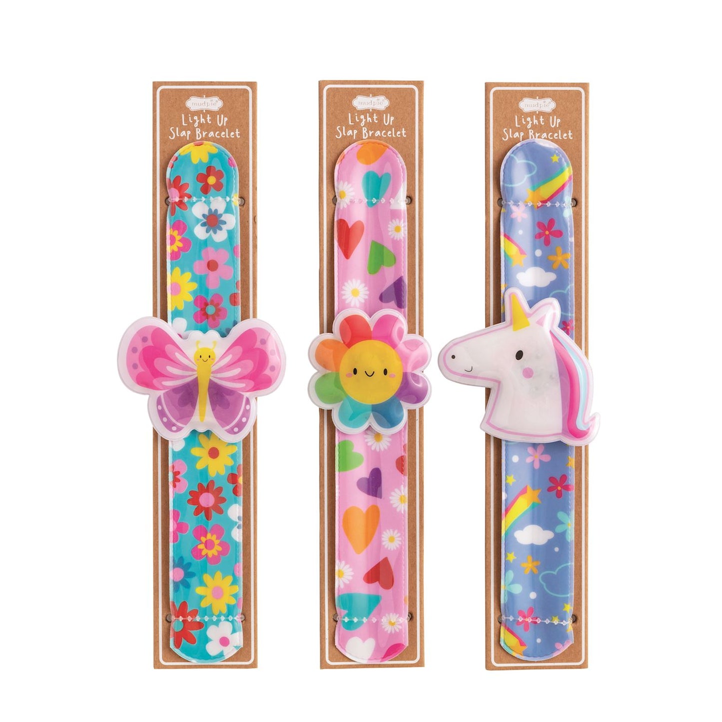 Girl Light-Up Slap Bracelets