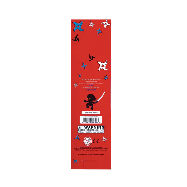 Ninja Erasers