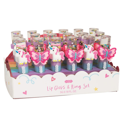 Lip Gloss & Ring Sets