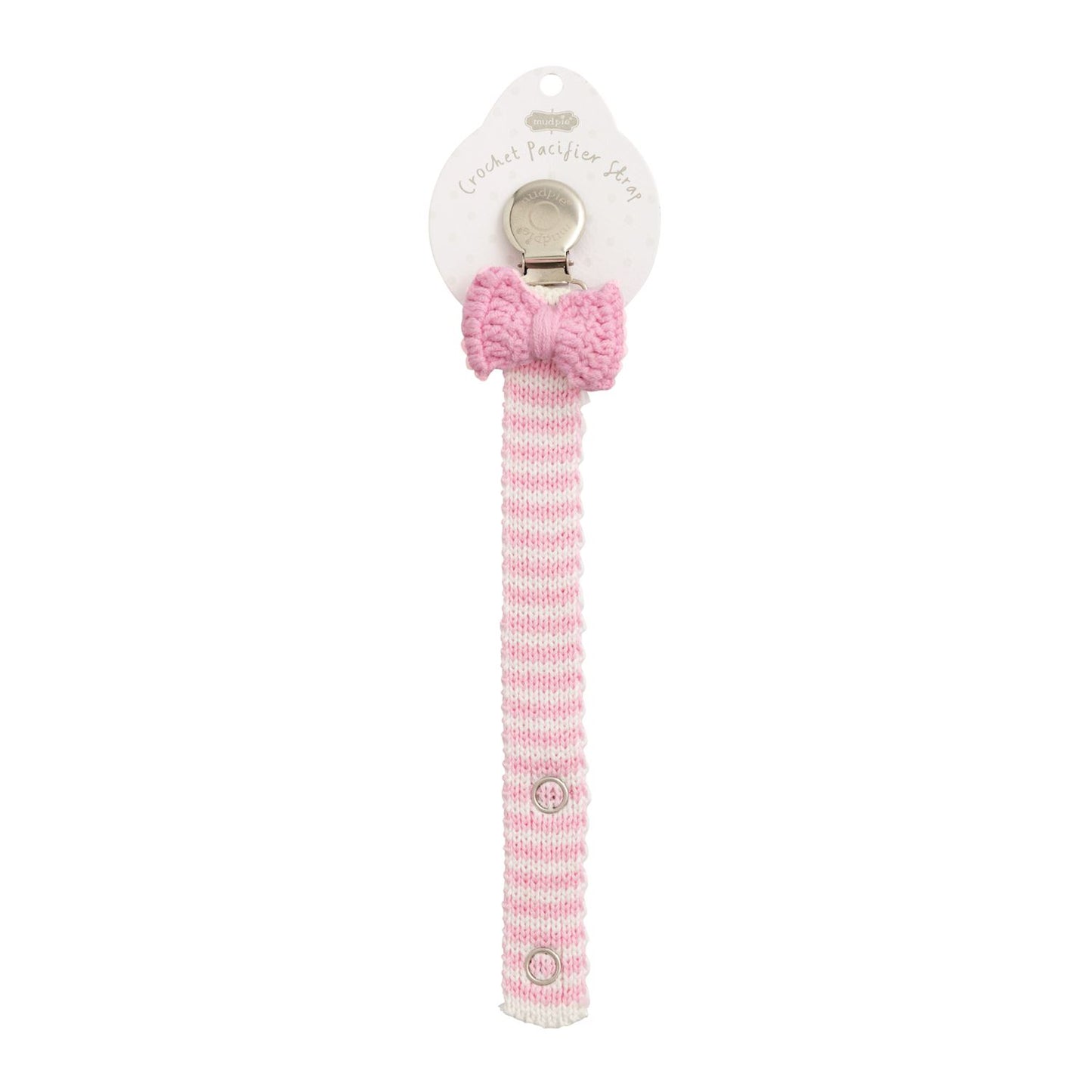 Pink Bow Crochet Pacy Strap