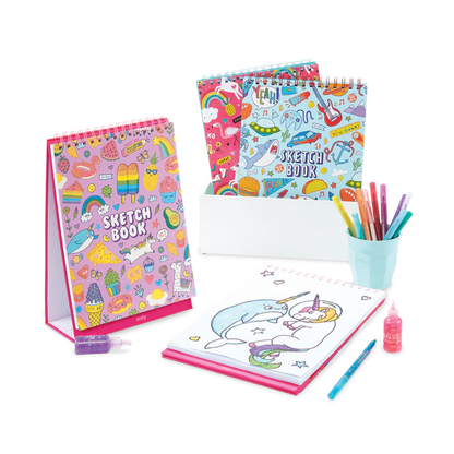 Sketch & Show Standing Sketchbook - Cute Doodle World