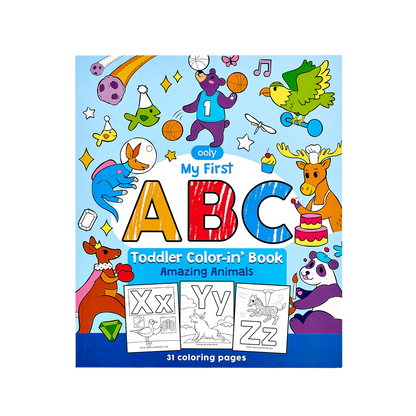 ABC: Amazing Animals Toddler Coloring Book