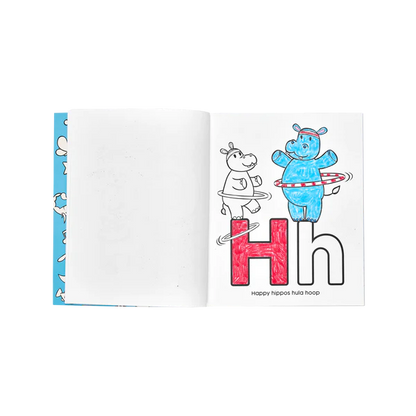 ABC: Amazing Animals Toddler Coloring Book