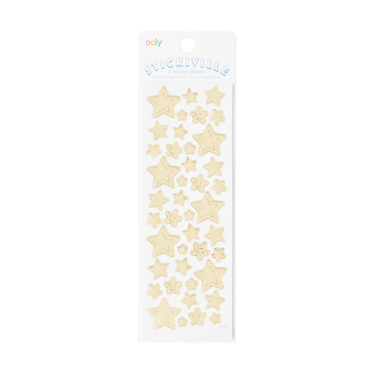 Stickiville Gold Stars Stickers