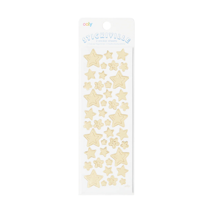 Stickiville Gold Stars Stickers