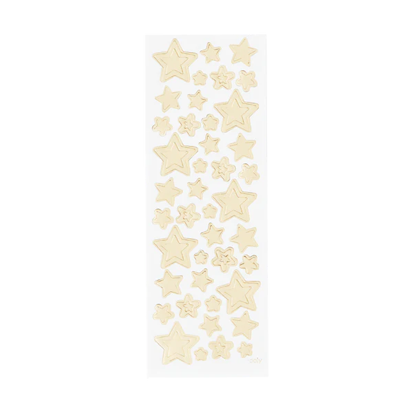 Stickiville Gold Stars Stickers