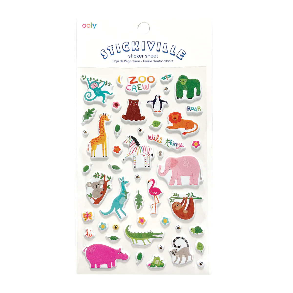 Stickiville Zoo Crew Stickers