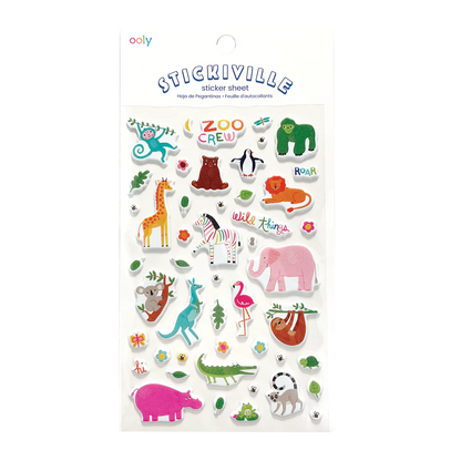 Stickiville Zoo Crew Stickers