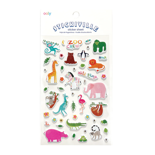 Stickiville Zoo Crew Stickers