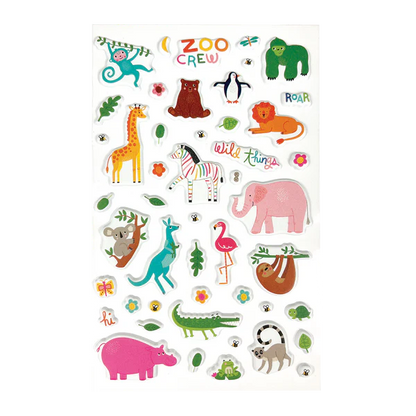 Stickiville Zoo Crew Stickers