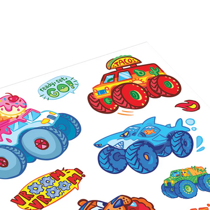 Stickiville Monster Truck Stickers