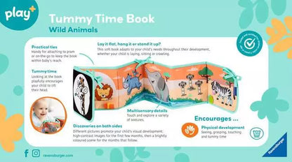 Tummy Time Book Wild Animals