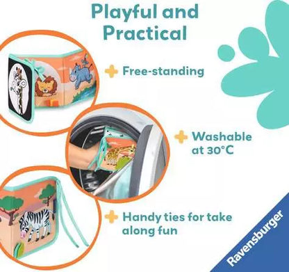 Tummy Time Book Wild Animals